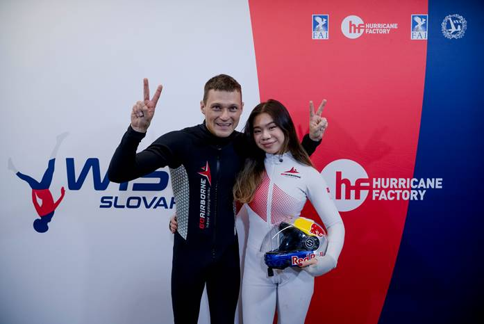 GoAirborne AMBASSADOR KYRA POH AND CHIEF INSTRUCTOR TOMS IVANS WIN FAI WORLD INDOOR SKYDIVING CHAMPIONSHIPS 2023 IN SLOVAKIA, 5TH WORLD CUP OF INDOOR SKYDIVING 2024 TO BE HELD AT MACAU’S GoAirborne GoAirborne AMBASSADOR KYRA POH AND CHIEF INSTRUCTOR TOMS IVANS WIN FAI WORLD INDOOR SKYDIVING CHAMPIONSHIPS 2023 IN SLOVAKIA, 5TH WORLD CUP OF INDOOR SKYDIVING 2024 TO BE HELD AT MACAU’S GoAirborne