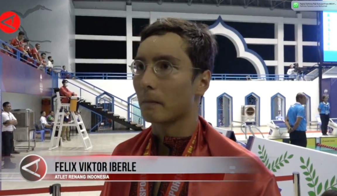 FELIX VICTOR IBERLE WINS INDONESIA’S FIRST GOLD IN WORLD SWIMMING CHAMPIONSHIPS 