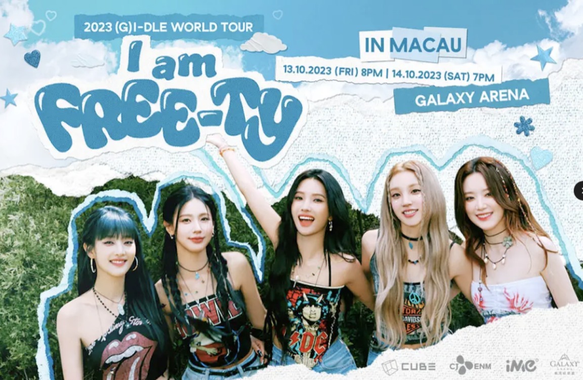 SOUTH KOREAN GIRL GROUP (G)I-IDLE TO HAVE CONCERT AT GALAXY ARENA ON 13 AND 14 OCT SOUTH KOREAN GIRL GROUP (G)I-IDLE TO HAVE CONCERT AT GALAXY ARENA ON 13 AND 14 OCT