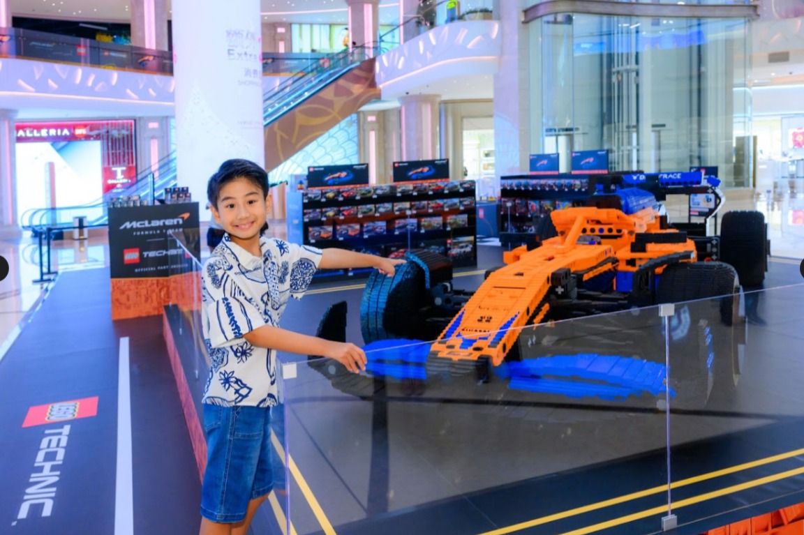 LEGO VEHICLE MUSEUM ARRIVES IN TOWN, LIFE-SIZED MCLAREN F1 MODEL BUILT FROM OVER 288K LEGO BRICKS DISPLAYED AT GALAXY MACAU 