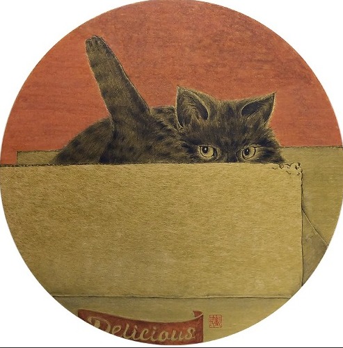 PAINTER KIT LU SHOWCASES CAT-INSPIRED ARTWORKS PAINTER KIT LU SHOWCASES CAT-INSPIRED ARTWORKS