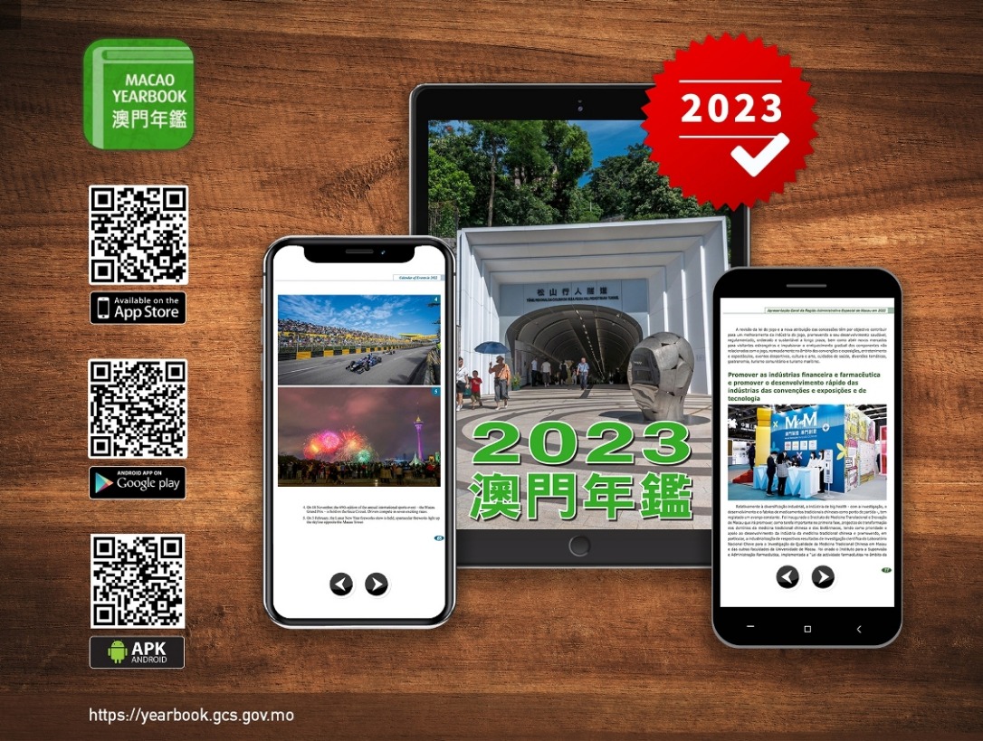 MACAO YEARBOOK 2023 E-EDITION PUBLISHED MACAO YEARBOOK 2023 E-EDITION PUBLISHED