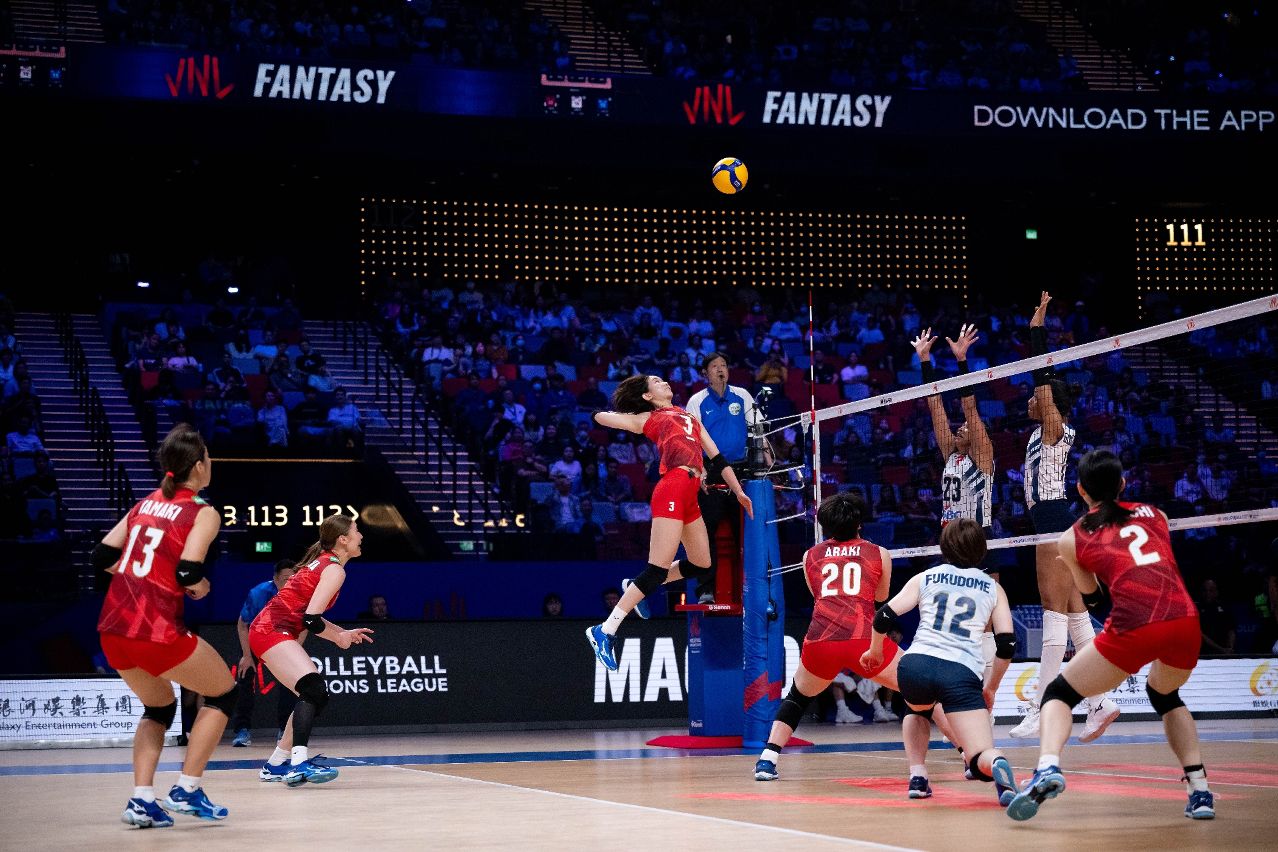 CHINA, BRAZIL AND JAPAN GAIN VICTORIES ON PENULTIMATE DAY OF WOMEN’S VOLLEYBALL NATIONS LEAGUE 2024 MACAO CHINA, BRAZIL AND JAPAN GAIN VICTORIES ON PENULTIMATE DAY OF WOMEN’S VOLLEYBALL NATIONS LEAGUE 2024 MACAO