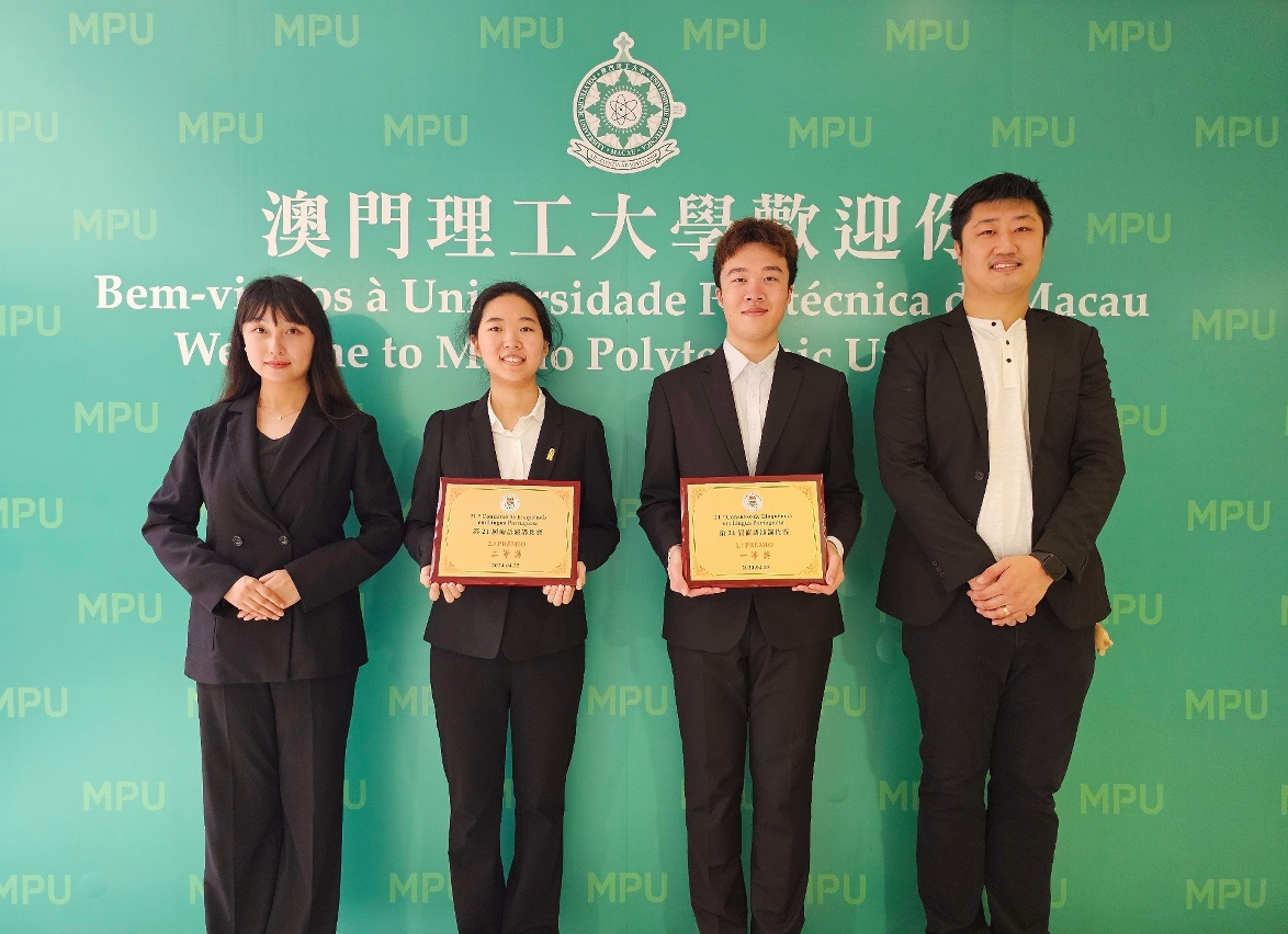 MPU STUDENT WINS 21ST PORTUGUESE SPEECH CONTEST