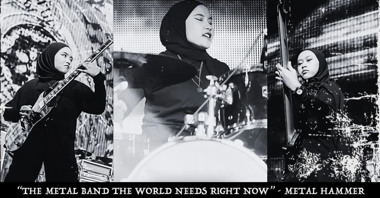 HIJAB-WEARING METAL BAND TO BECOME FIRST INDONESIAN BAND TO PERFORM AT ENGLAND’S GLASTONBURY FESTIVAL HIJAB-WEARING METAL BAND TO BECOME FIRST INDONESIAN BAND TO PERFORM AT ENGLAND’S GLASTONBURY FESTIVAL
