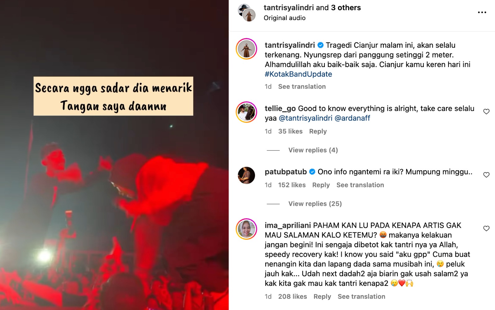 TANTRI KOTAK JATUH DARI PANGGUNG SETINGGI 2 METER TANTRI KOTAK JATUH DARI PANGGUNG SETINGGI 2 METER