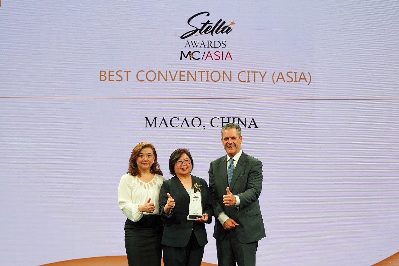 MACAU KEEPS ASIA’S ‘BEST CONVENTION CITY’ TITLE IN THIS YEAR’S M&C ASIA STELLA AWARDS MACAU KEEPS ASIA’S ‘BEST CONVENTION CITY’ TITLE IN THIS YEAR’S M&C ASIA STELLA AWARDS