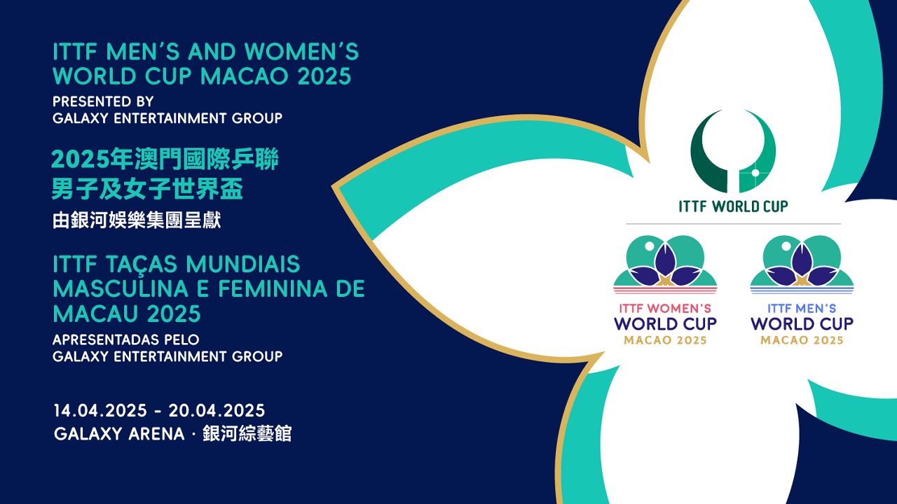 TICKETS FOR ‘ITTF MEN’S AND WOMEN’S WORLD CUP MACAO 2025’ GO ON SALE TICKETS FOR ‘ITTF MEN’S AND WOMEN’S WORLD CUP MACAO 2025’ GO ON SALE