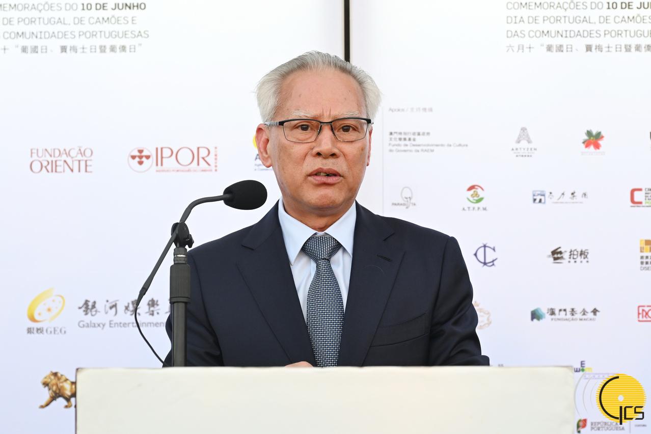 CHIEF EXECUTIVE SAYS PORTUGUESE COMMUNITY CONTRIBUTES ‘SIGNIFICANTLY TO MACAU’S HEALTHY DEVELOPMENT’ CHIEF EXECUTIVE SAYS PORTUGUESE COMMUNITY CONTRIBUTES ‘SIGNIFICANTLY TO MACAU’S HEALTHY DEVELOPMENT’
