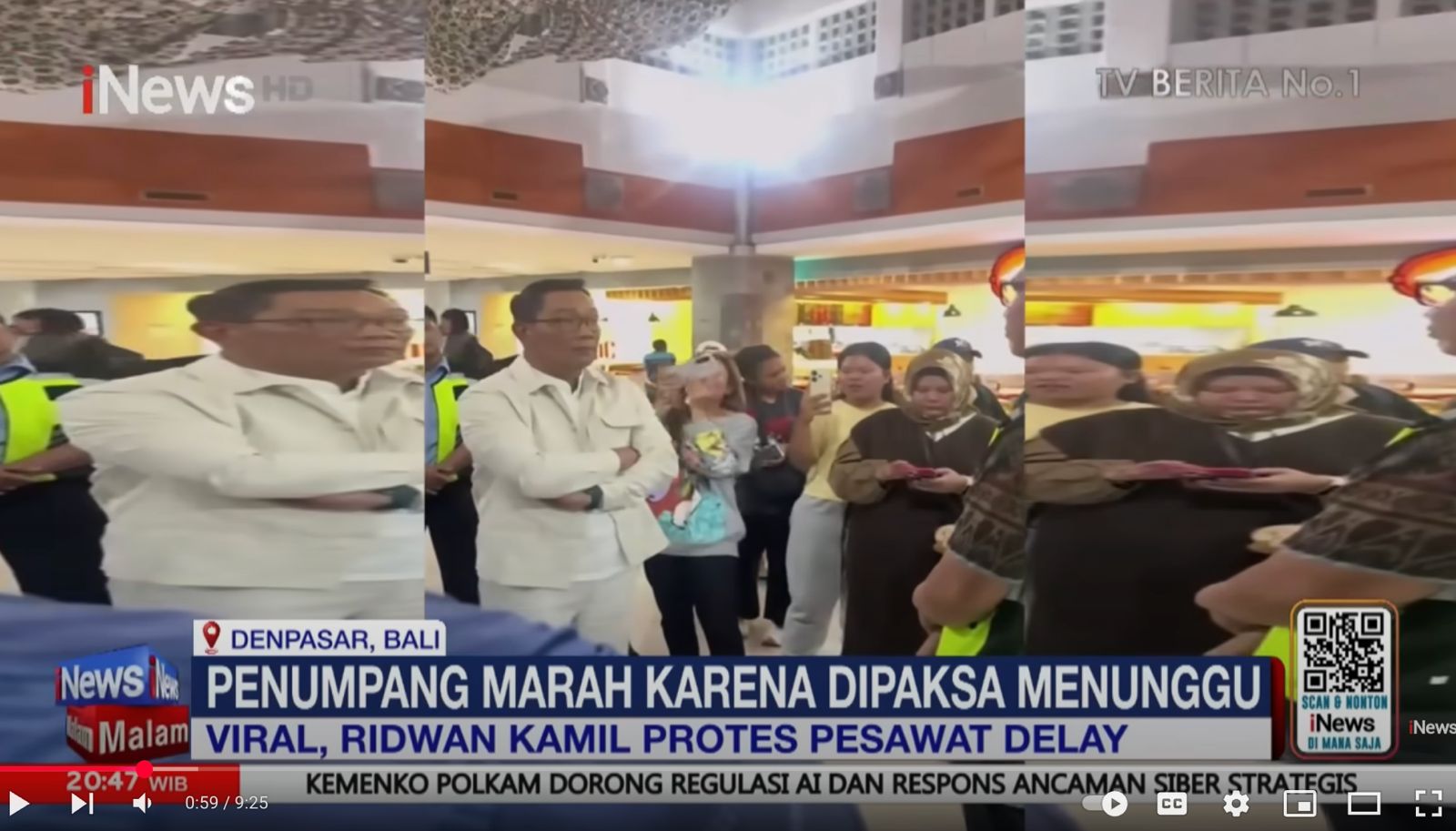 RIDWAN KAMIL DEBAT DENGAN PETUGAS BANDARA I GUSTI NGURAH RAI BALI USAI PESAWATNYA DELAY 10 JAM RIDWAN KAMIL DEBAT DENGAN PETUGAS BANDARA I GUSTI NGURAH RAI BALI USAI PESAWATNYA DELAY 10 JAM