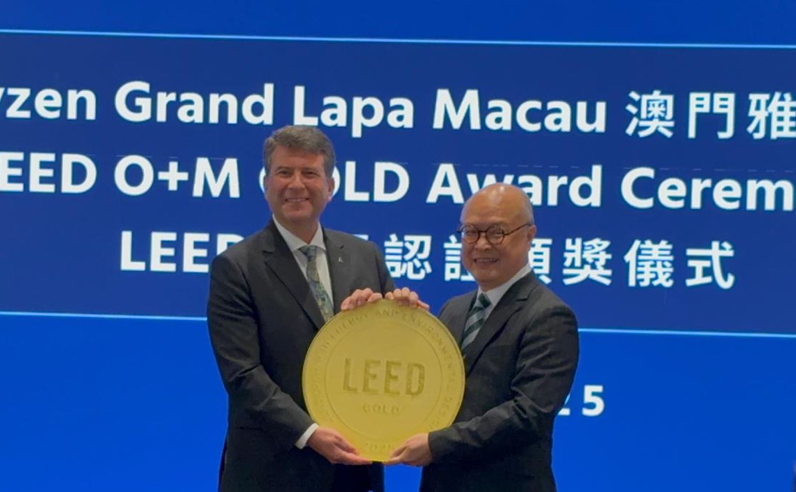ARTYZEN GRAND LAPA MACAU BECOMES MACAU’S FIRST HOTEL TO RECEIVE ‘LEED O+M GOLD CERTIFICATION’