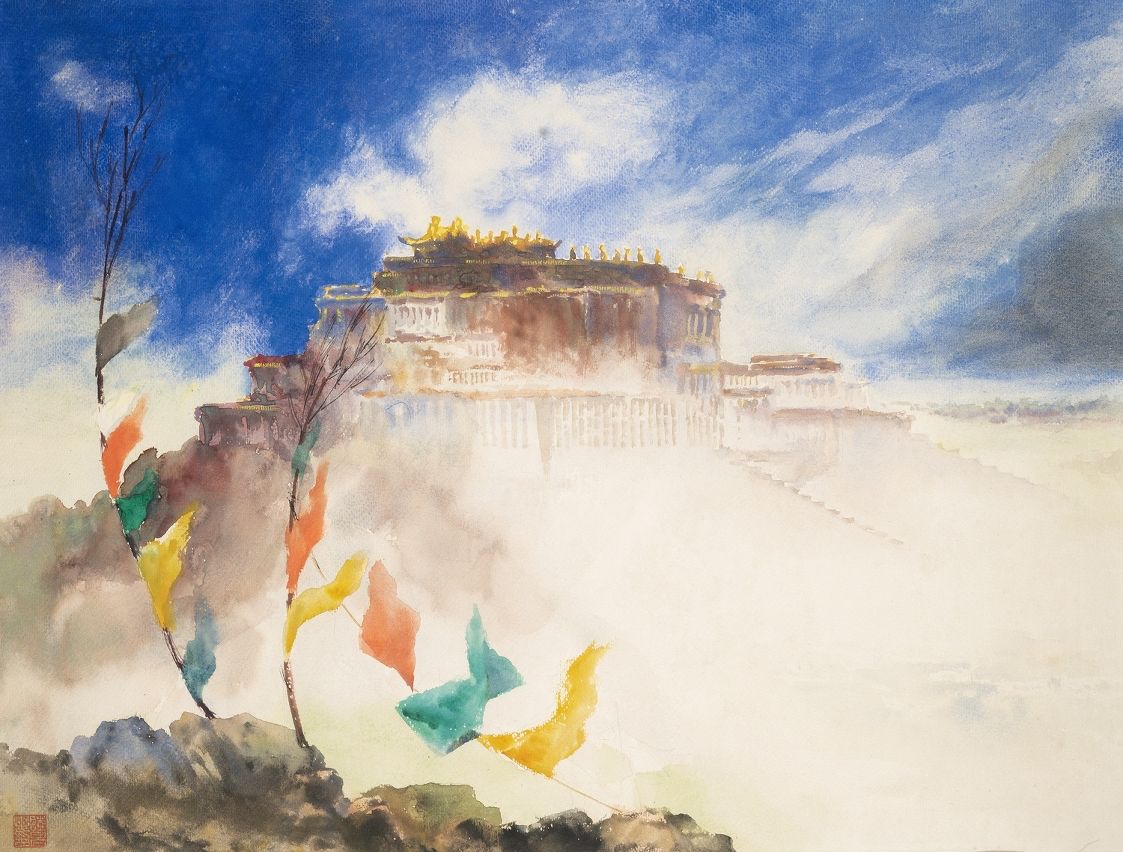 ONE HUNDRED PIECES OF LATE MACAU ARTIST LOK CHEONG’S ORIGINAL WORKS DISPLAYED IN TIBET ONE HUNDRED PIECES OF LATE MACAU ARTIST LOK CHEONG’S ORIGINAL WORKS DISPLAYED IN TIBET