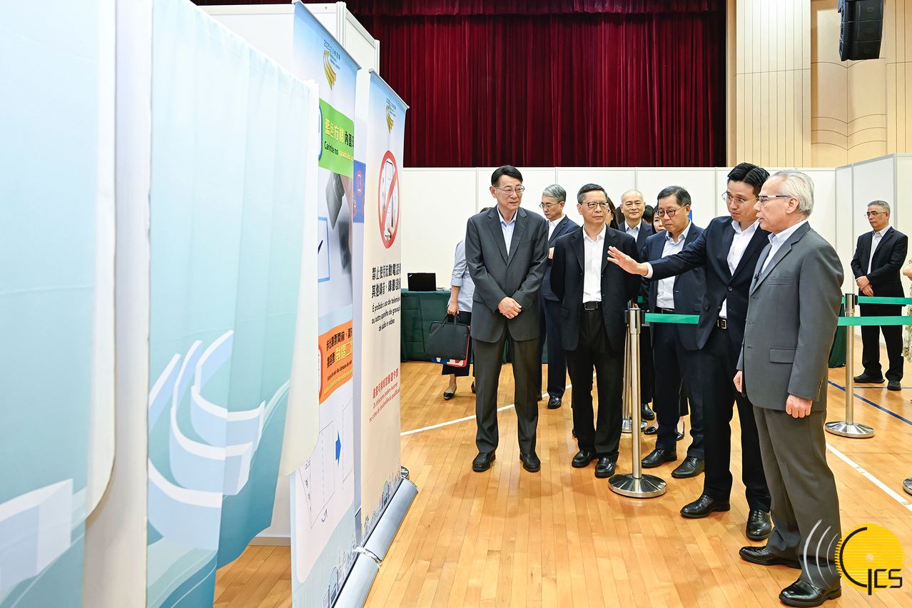CHIEF EXECUTIVE SAM HOU FAI INSPECTS POLLING STATION ARRANGEMENTS FOR TOMORROW’S AL ELECTION, URGES ELIGIBLE VOTERS TO VOTE CHIEF EXECUTIVE SAM HOU FAI INSPECTS POLLING STATION ARRANGEMENTS FOR TOMORROW’S AL ELECTION, URGES ELIGIBLE VOTERS TO VOTE