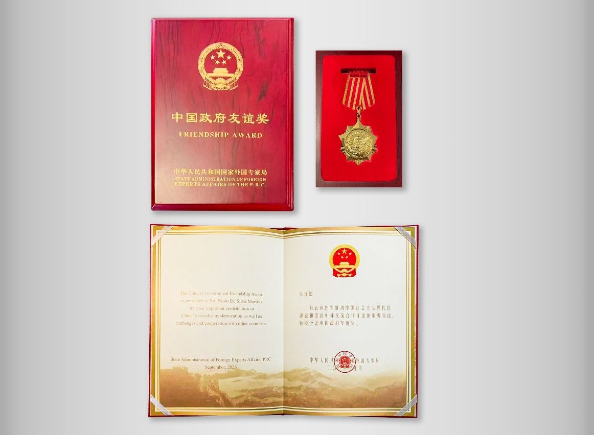 UM VICE RECTOR RUI MARTINS IS ONE OF 2025 CHINESE GOVERNMENT FRIENDSHIP AWARDS’ RECIPIENTS UM VICE RECTOR RUI MARTINS IS ONE OF 2025 CHINESE GOVERNMENT FRIENDSHIP AWARDS’ RECIPIENTS