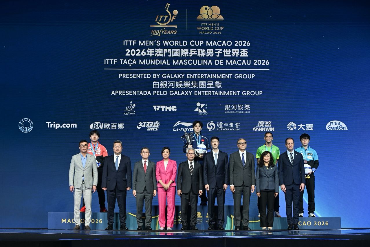 WANG CHUQIN, SUN YINGSHA WIN ITTF MEN’S AND WOMEN’S WORLD CUP MACAO 2026
