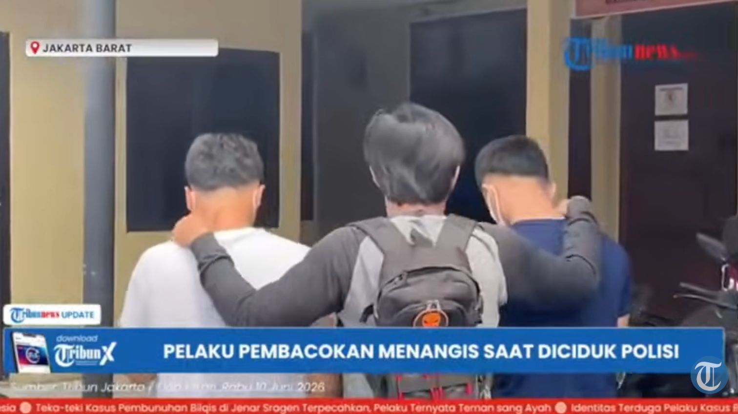 DUA PELAKU PEMBACOKAN PELAJAR DI PALMERAH DIAMANKAN SAAT TENGAH MENGIKUTI UJIAN 